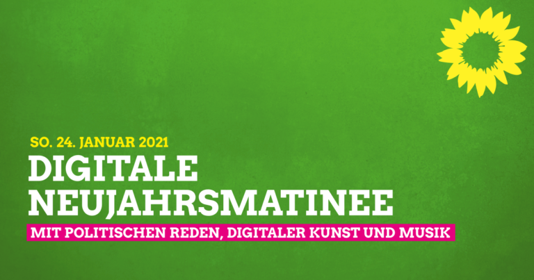 Digitale Grüne Neujahresmatinee 2021