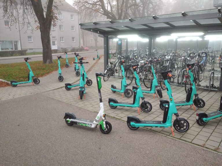 Ausweisung von Abstellflächen für E-Scooter
